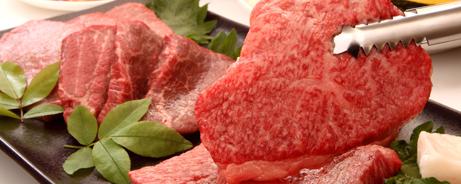 焼肉セット（牛肉、鶏肉、豚肉） - 黒毛和牛種オリーブ牛通販お