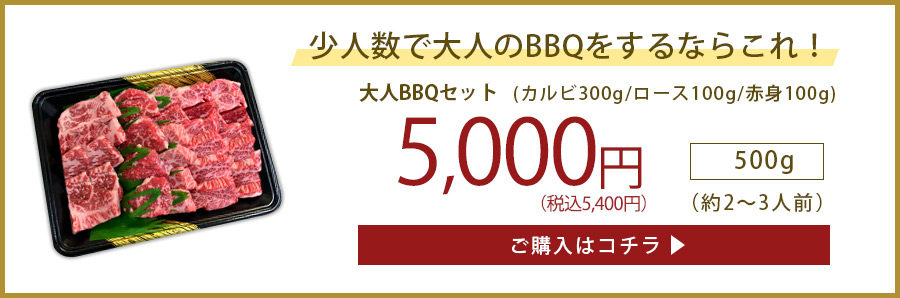 少人数5000円
