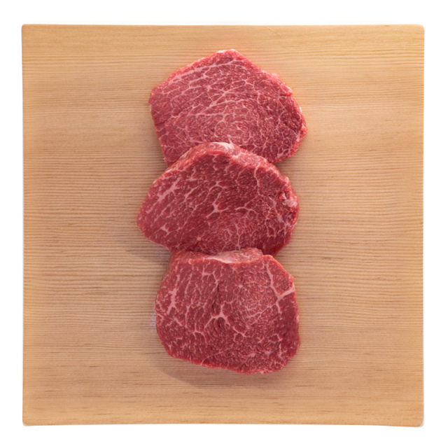 国産黒毛和牛種オリーブ牛赤身ステーキ肉（モモ、肩）