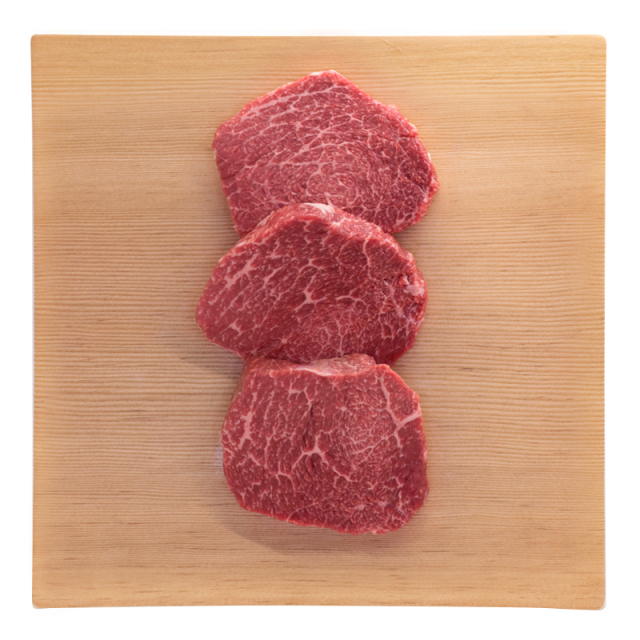 国産黒毛和牛種オリーブ牛赤身ステーキ肉(モモ、肩)