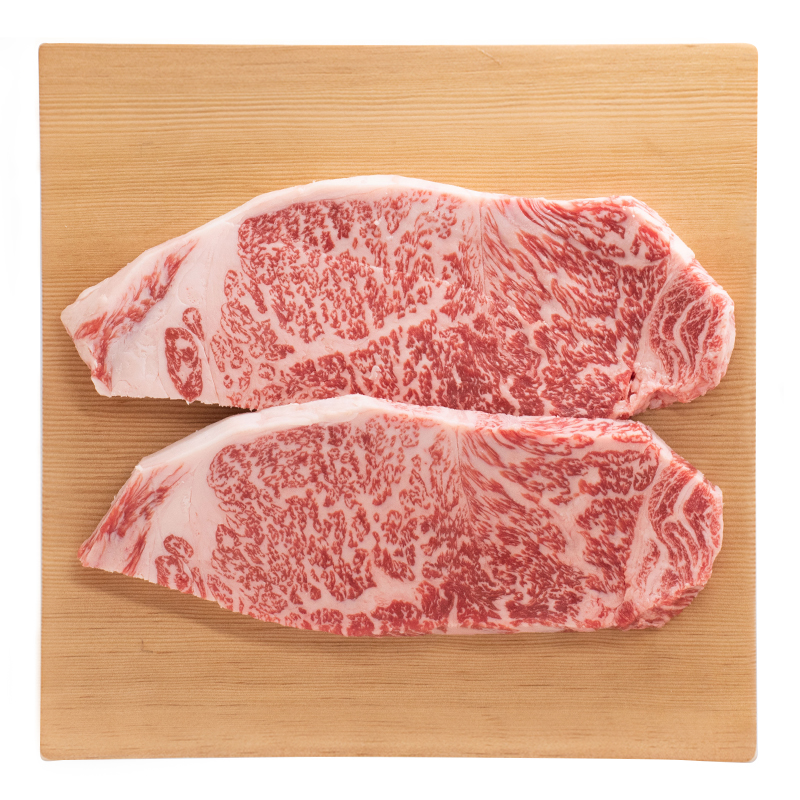 国産黒毛和牛種オリーブ牛サーロインステーキ肉（ロース） - 黒毛和牛